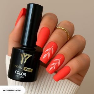 YennPRO - 300 - koralowy lakier hybrydowy 5g